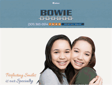 Tablet Screenshot of bowiebraces.com